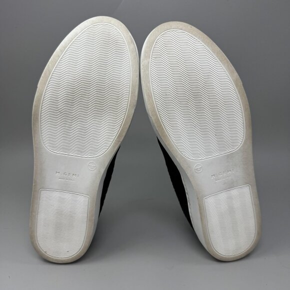 M. Gemi Shoes Mens Size 8.5 Woven Slip On Suede Made in Italy Casual Sneakers - Picture 8 of 9